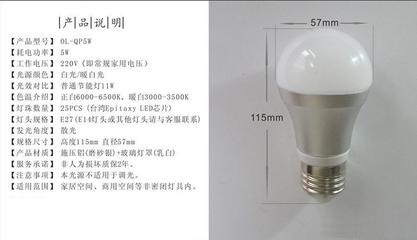 【鑫源晶 XYJ-QP-22024 應急球泡燈 7W批發(fā) LED最新E27燈頭 球泡】價格,廠家,圖片,LED筒燈,深圳市寶安區(qū)沙井鑫源晶照明燈飾廠-